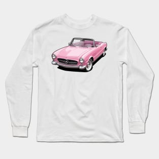Pink Classic Barbie Car Long Sleeve T-Shirt